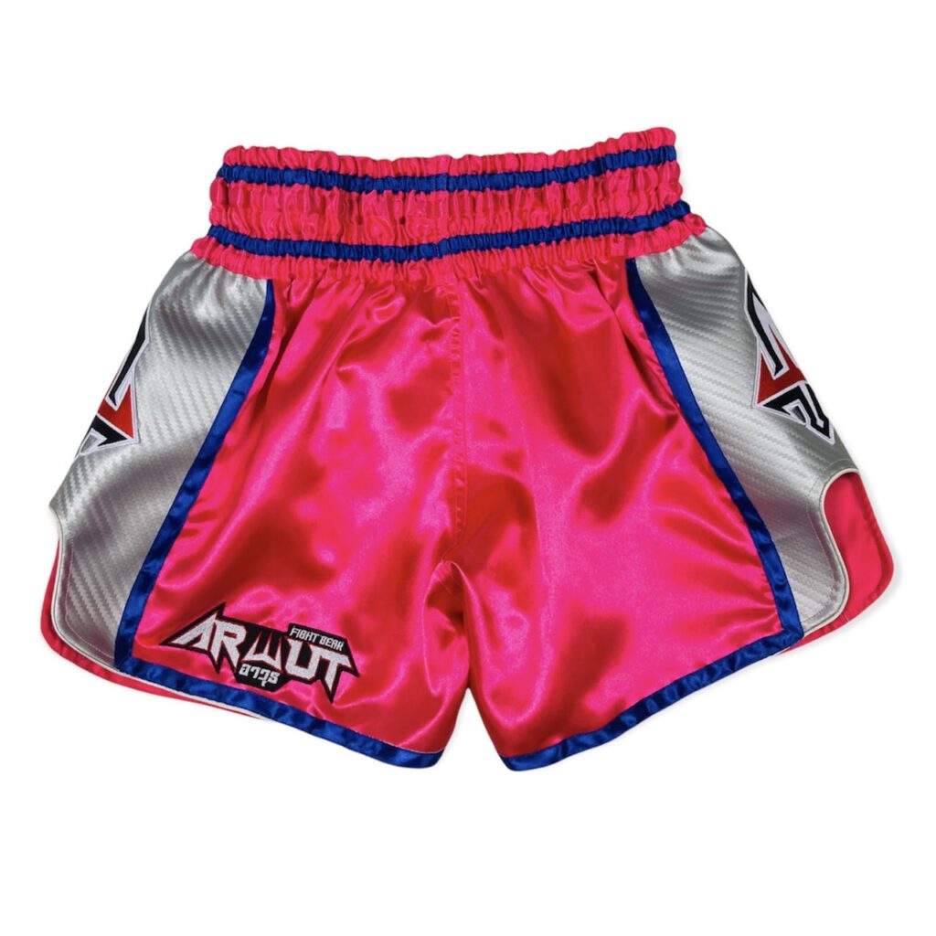 ARWUT CARBON EDITION MUAY THAI SHORTS BS3 PINK/SILVER – Arwut Fight Gear