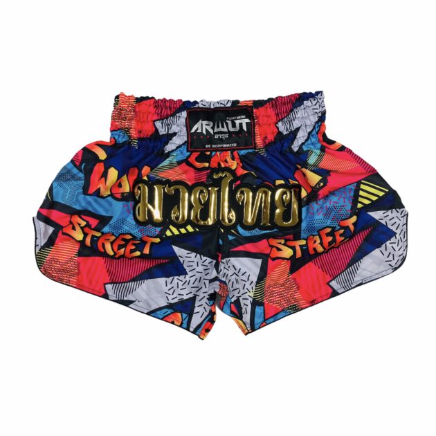 Arwut Zigzag Maze Muay Thai Shorts