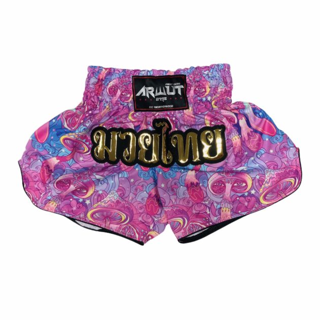 Psychedelic Trippy Shrooms Arwut Muay Thai Shorts