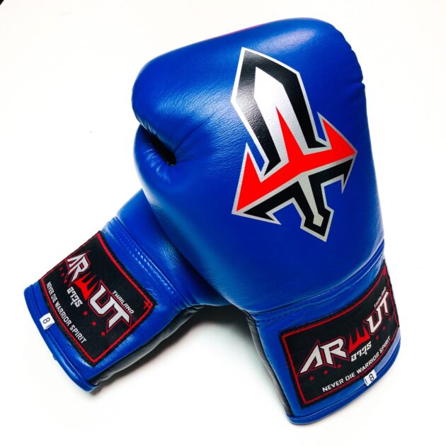 ARWUT LACE UP BOXING GLOVES BG3 RED - Image 7