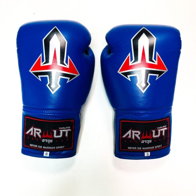 ARWUT LACE UP BOXING GLOVES BG3 RED - Image 9