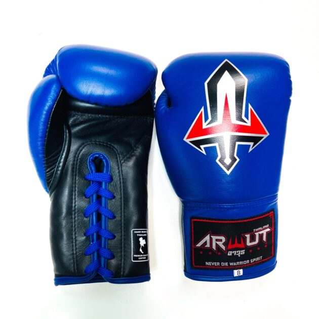 ARWUT LACE UP BOXING GLOVES BG3 RED - Image 6