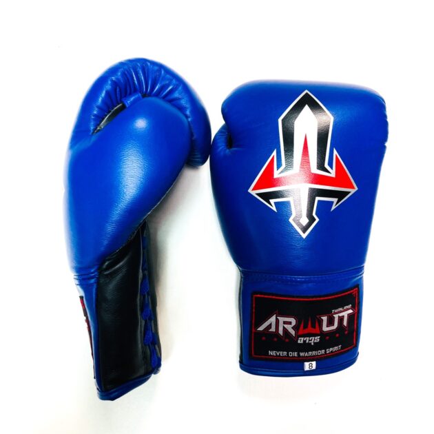 ARWUT LACE UP BOXING GLOVES BG3 RED - Image 8